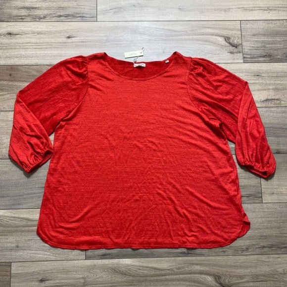 Max Studio | Tops | Max Studio London Womens 34 Balloon Sleeve Textured ...